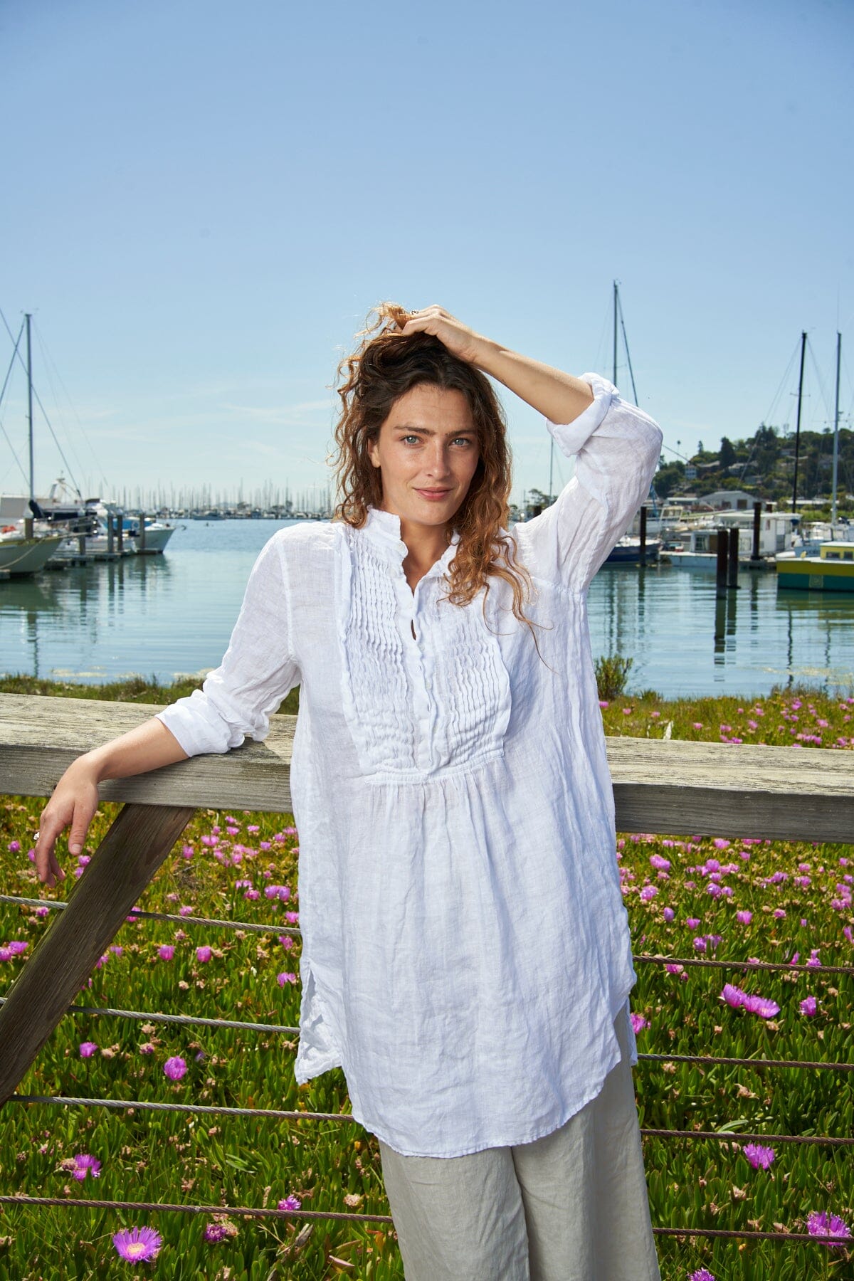 Annette - Linen S10 - White Linen Tops CP Shades 