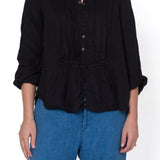 Claudine - Linen S10 - Linen Tops CP Shades black