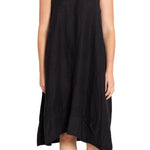 Freida - Linen S50 - Linen Dresses CP Shades black