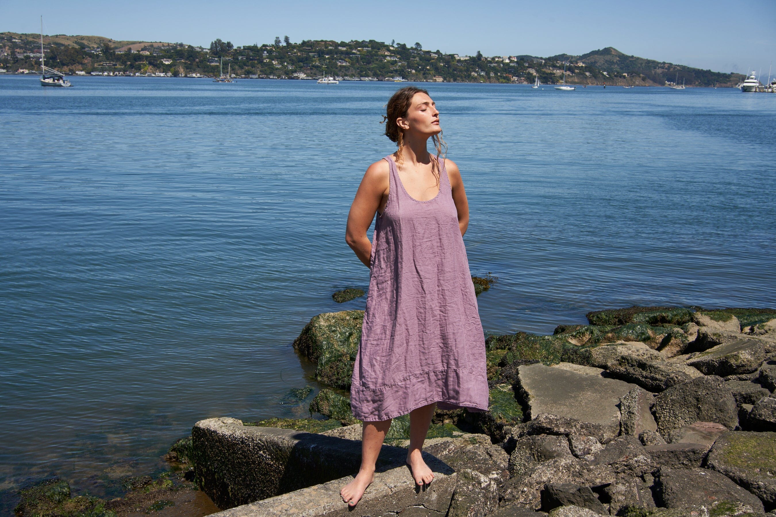 Freida - Linen S50 - Linen Dresses CP Shades 