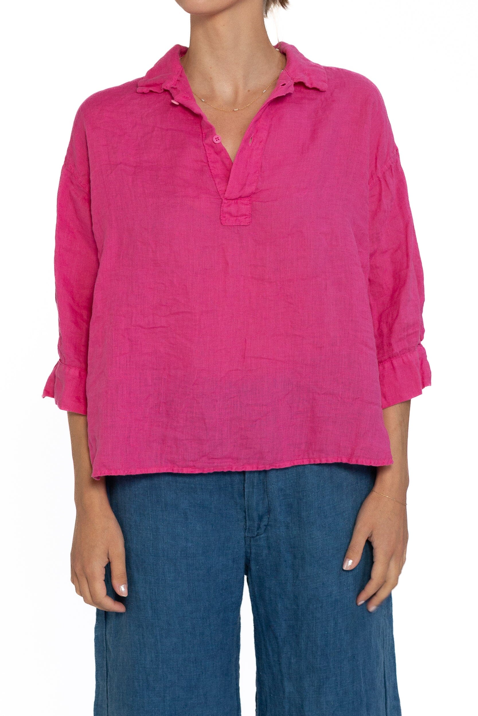Gigi - Linen S10 - Linen Tops CP Shades bougainvillea