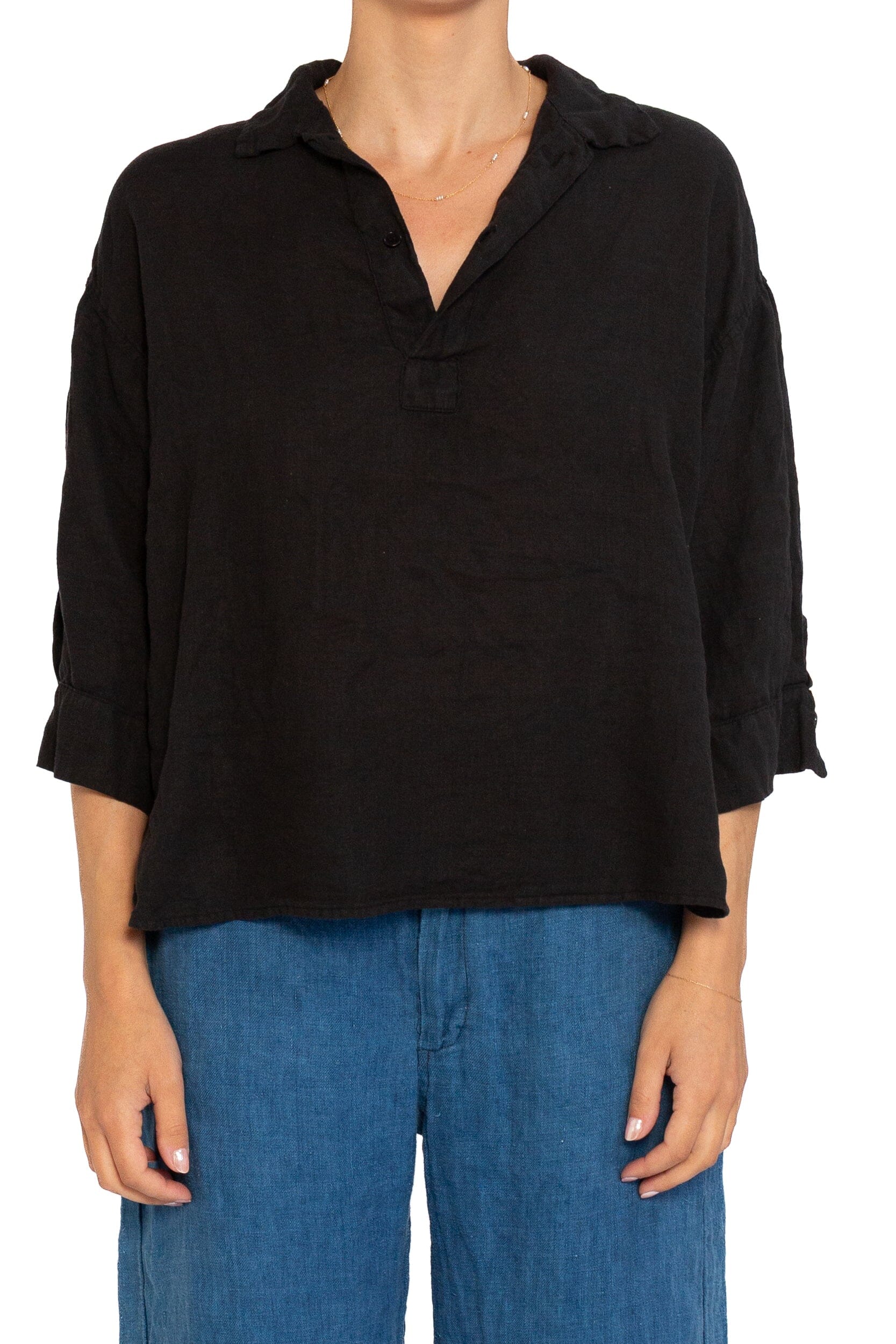 Gigi - Linen S10 - Linen Tops CP Shades black