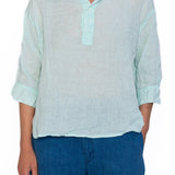 Gigi - Linen S10 - Linen Tops CP Shades aqua