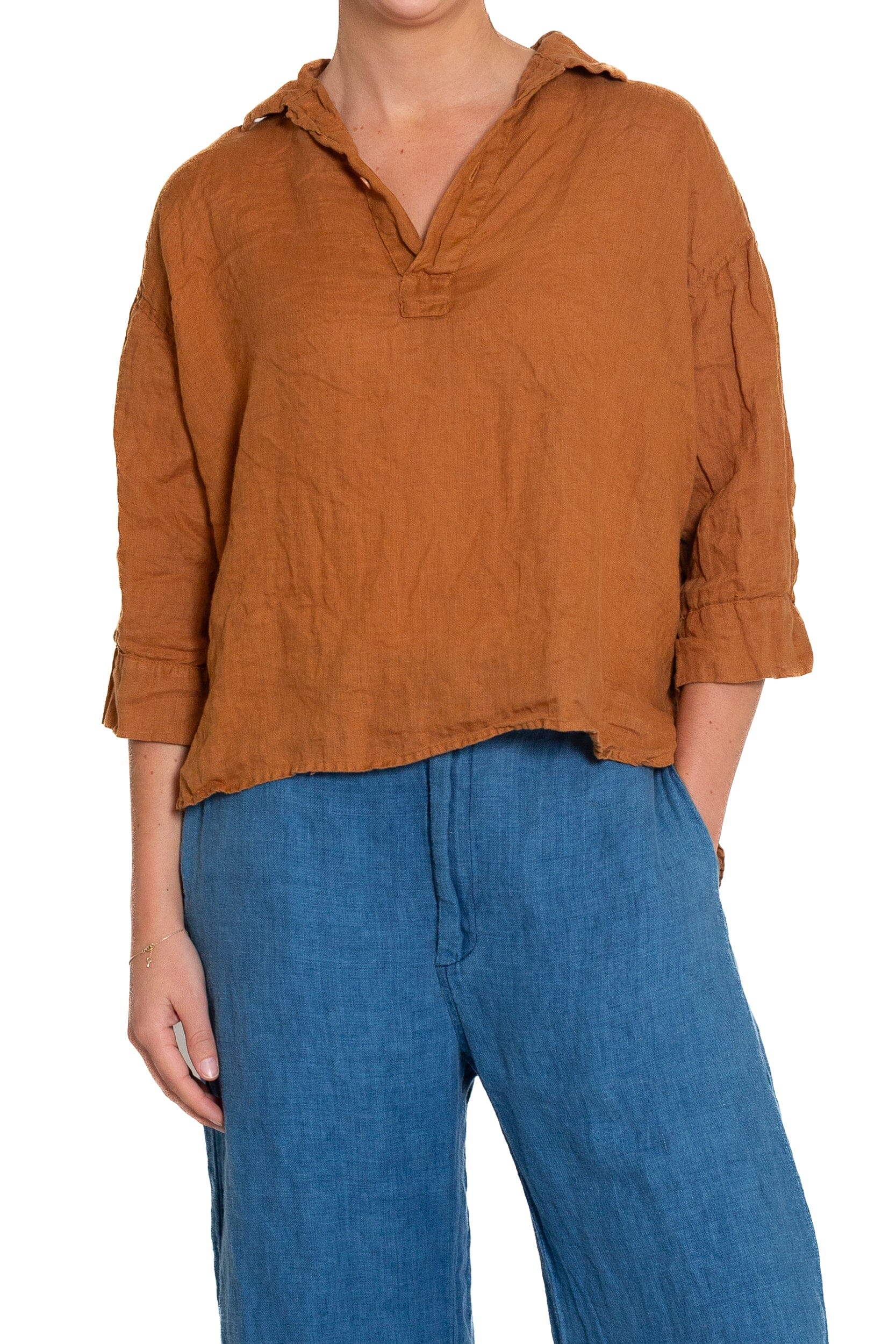Gigi - Linen S10 - Linen Tops CP Shades cinnamon