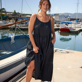 Hazel - Linen S50 - Linen Dresses CP Shades ink