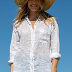 Joss - Linen S10 - White Linen Tops CP Shades white