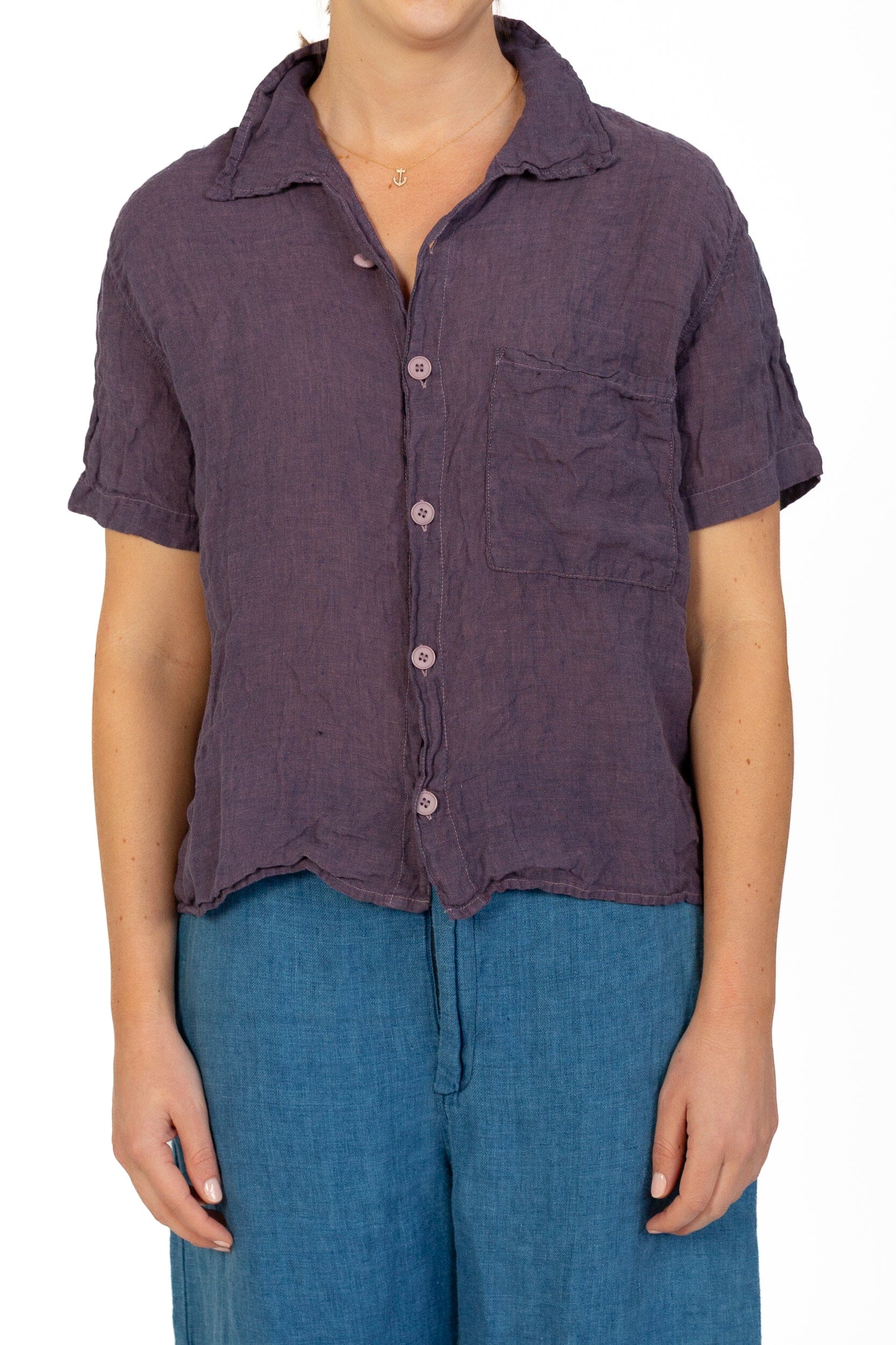 Nic - Chambray Linen S90 - 162 Sale CP Shades puce 162