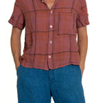 Nic - Yarn Dyed Linen S91 - Yarn Dyed Linen Sale CP Shades raisin 5252