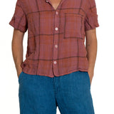 Nic - Yarn Dyed Linen S91 - Yarn Dyed Linen Sale CP Shades raisin 5252