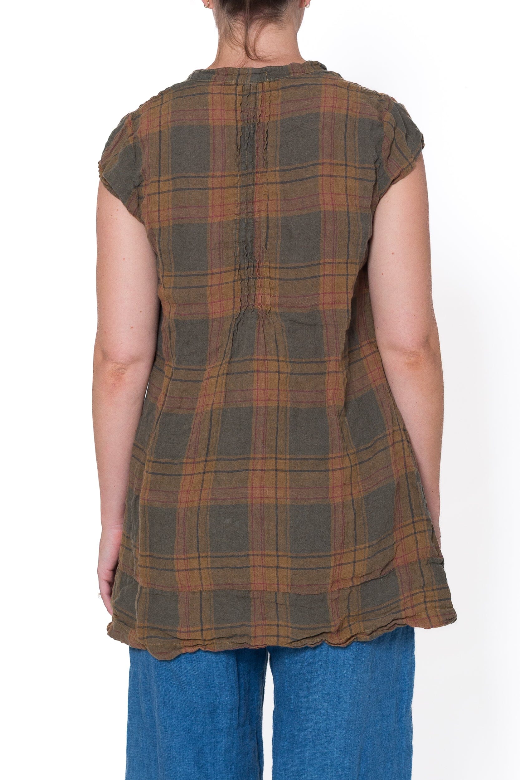 Regina Cap Sleeve - Yarn Dye Linen S91 - Yarn Dyed Linen Sale CP Shades 
