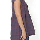 Regina Cap Sleeve - Yarn Dye Linen S91 - Yarn Dyed Linen Sale CP Shades 