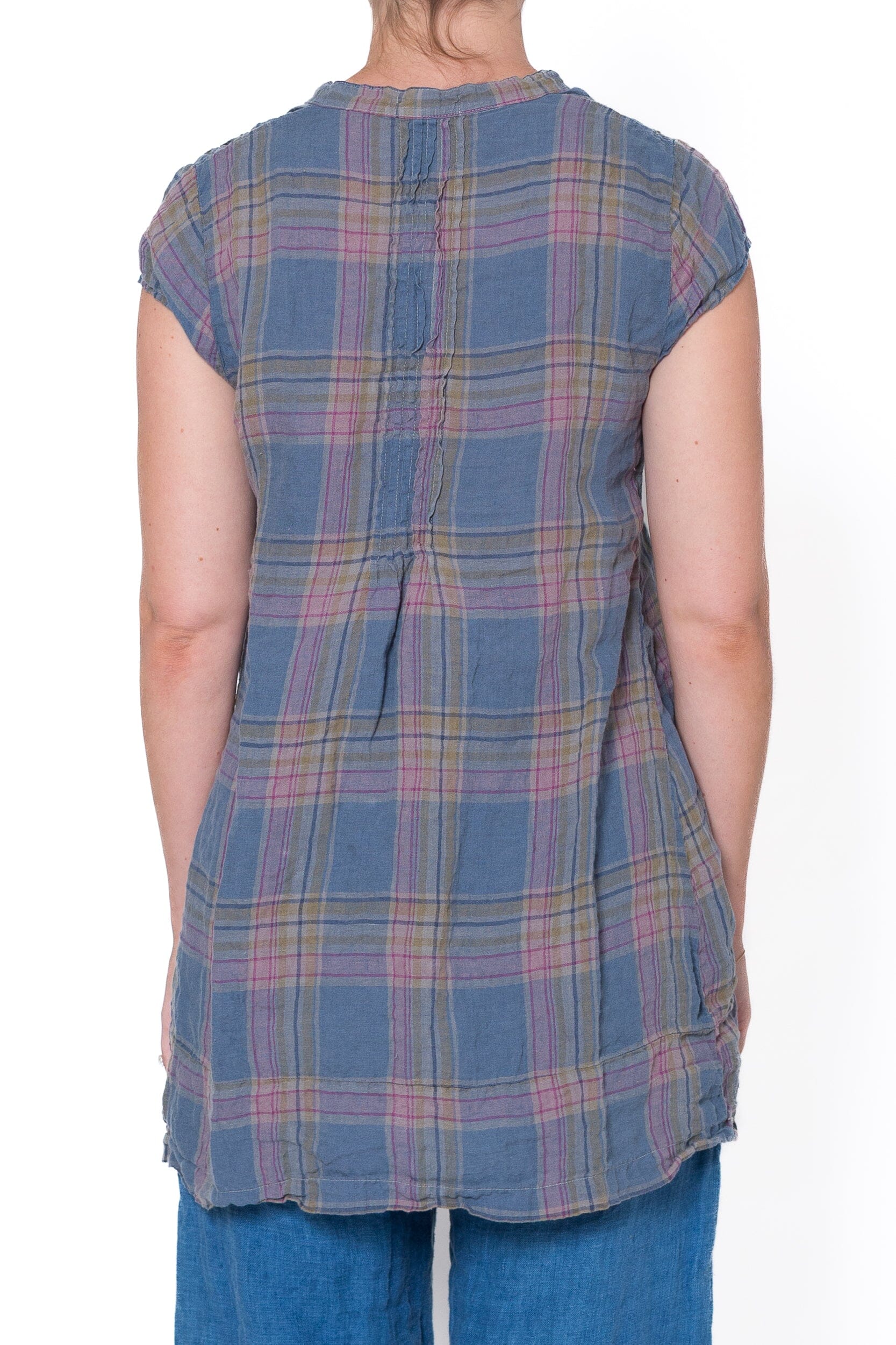 Regina Cap Sleeve - Yarn Dye Linen S91 - Yarn Dyed Linen Sale CP Shades 