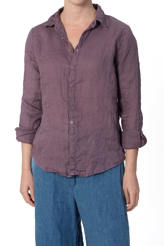Romy - Linen S10 - Linen Tops CP Shades puce