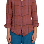 Romy - Yarn Dyed Linen S91 - Yarn Dyed Linen Sale CP Shades raisin 5252