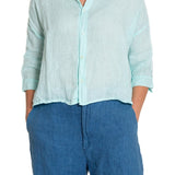Rooney - Linen S10 - Linen Tops CP Shades aqua