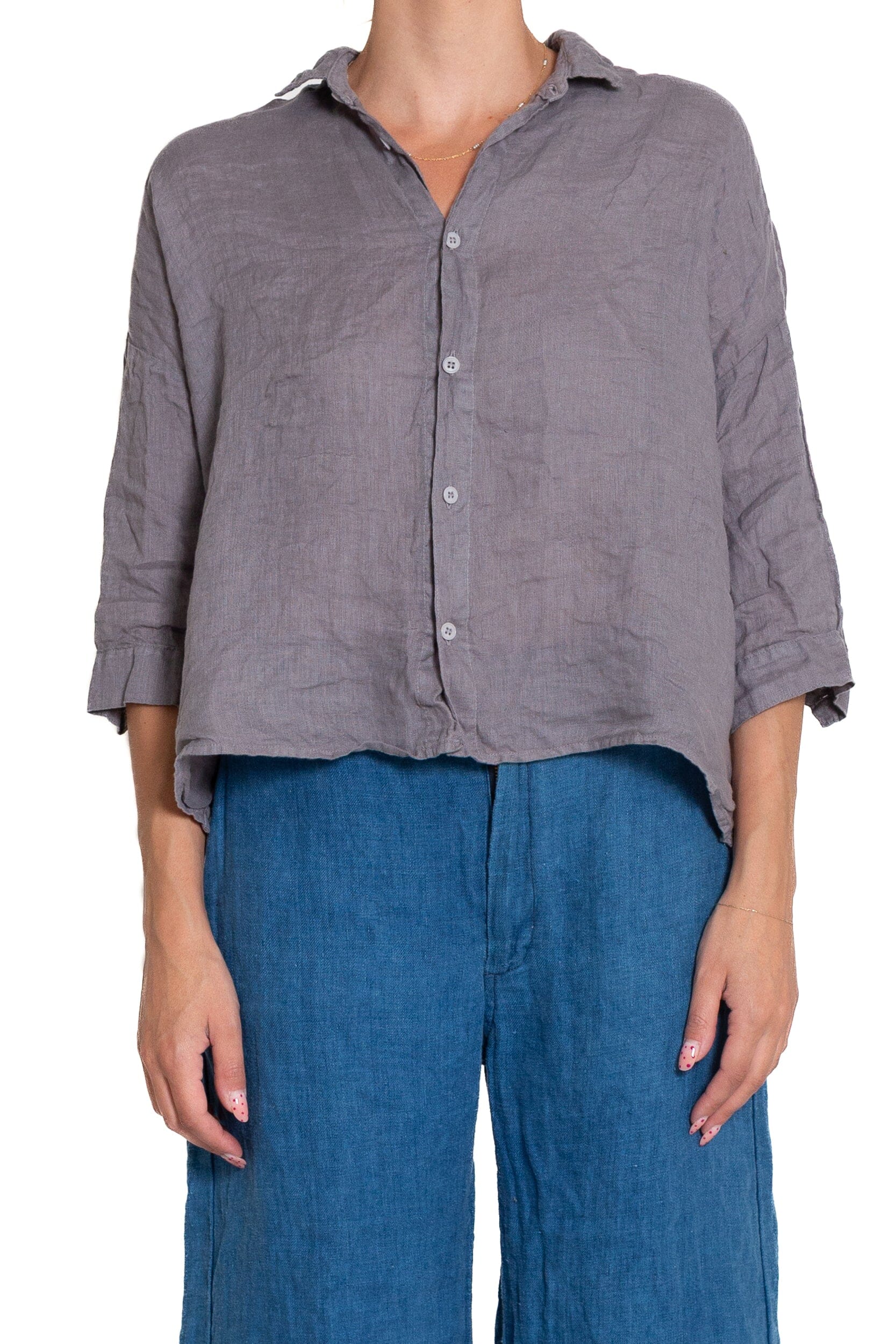Rooney - Linen S10 - Linen Tops CP Shades charcoal