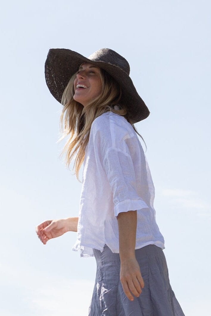 Rooney - Linen S10 - White Linen Tops CP Shades 