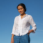 Ruby - Linen S10 - White Linen Tops CP Shades 