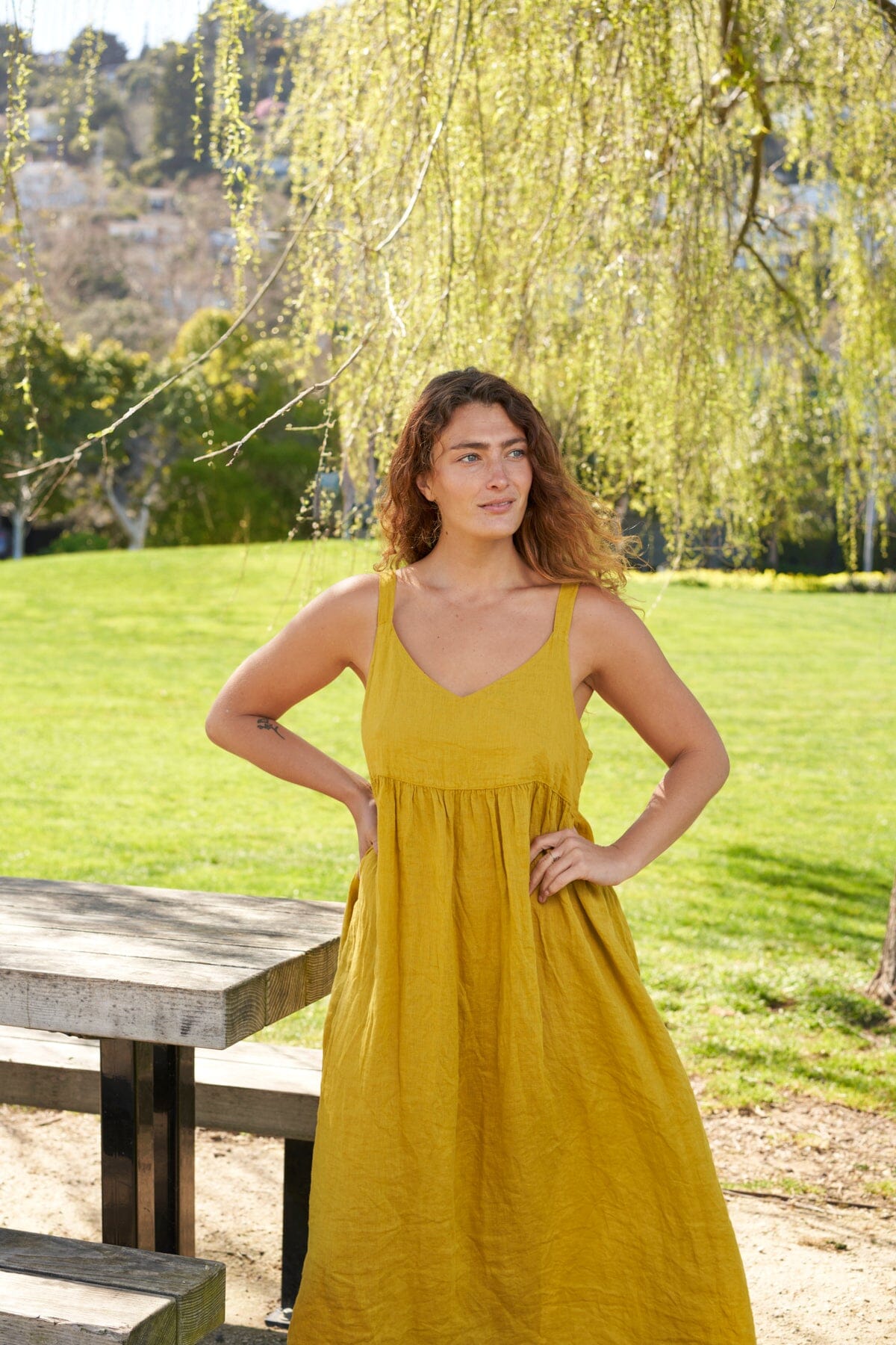 Violette - Linen S50 - Linen Dresses CP Shades 