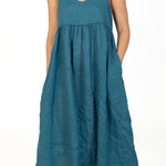 Violette - Linen S50 - Linen Dresses CP Shades lagoon