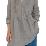 Yoko - Linen S10 - Linen Tops CP Shades pebble