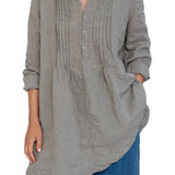 Yoko - Linen S10 - Linen Tops CP Shades pebble